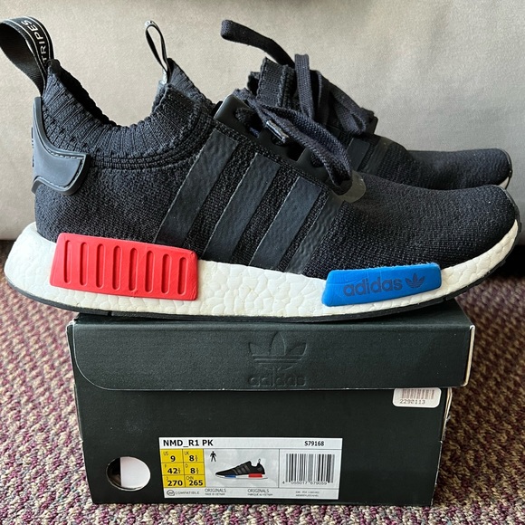 Men’s Adidas NMD_R1 PK Sneakers Size US 9 - Picture 1 of 8
